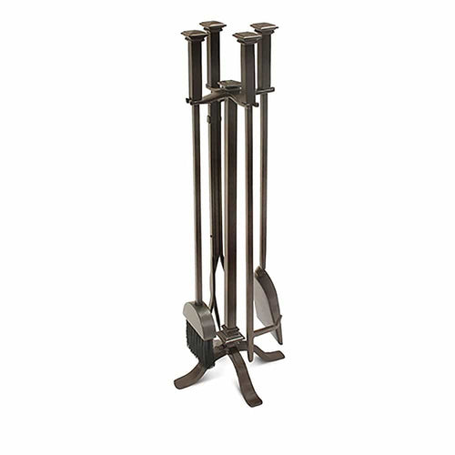 Addison Fireplace Tool Set, Burnished Bronze