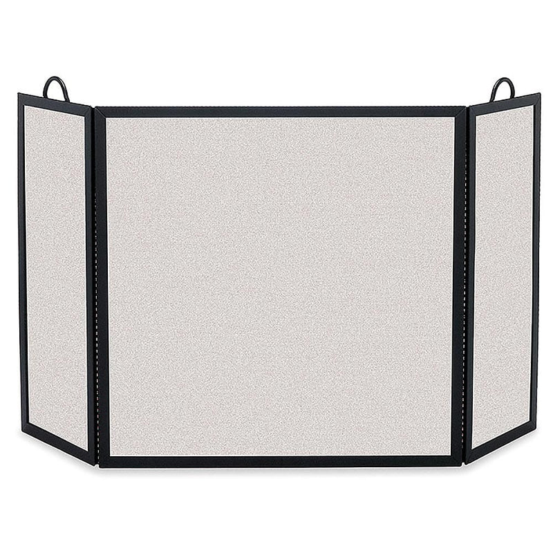 26-in Height 3 Fold Rectangular Screen in Matte Black