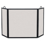 26-in Height 3 Fold Rectangular Screen in Matte Black