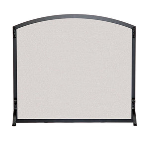 Arched Single Panel Screen, Matte Black