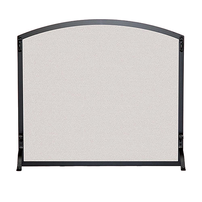 Arched Single Panel Screen, Matte Black