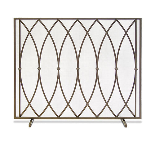 Addison Single Panel Screen, Burnished Bronze