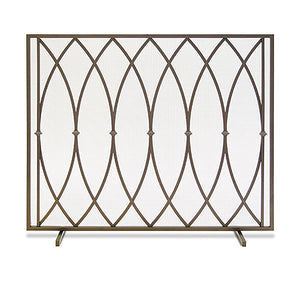 Addison Single Panel Screen, Burnished Bronze