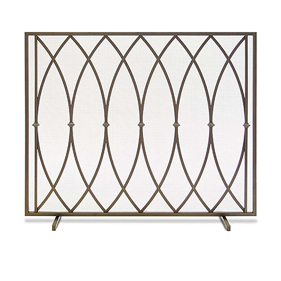 Addison Single Panel Screen, Burnished Bronze