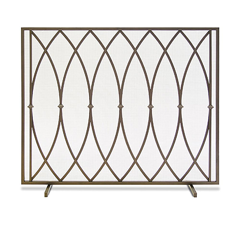 Addison Single Panel Screen, Burnished Bronze