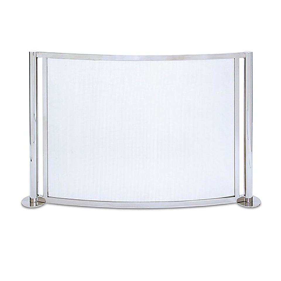 Panorama Bowed Screen, Polished Nickel