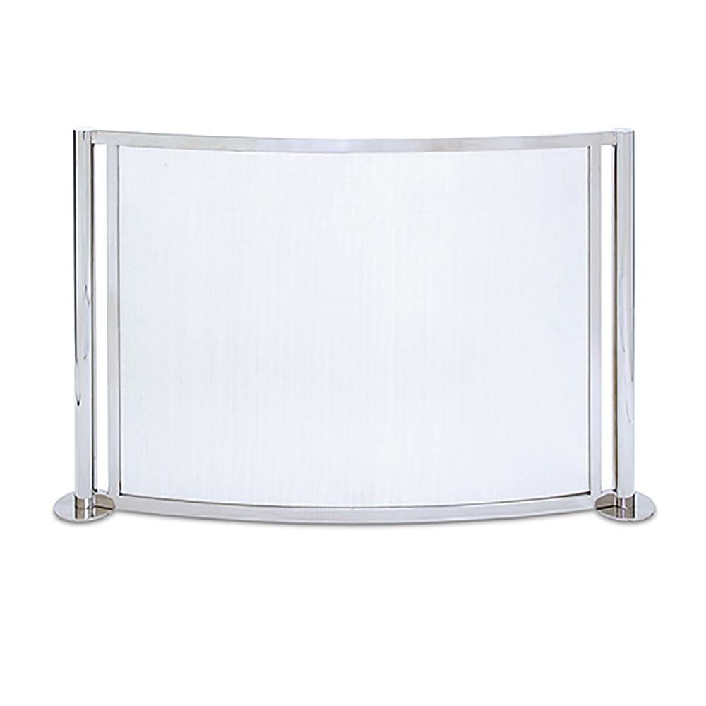 Panorama Bowed Screen, Polished Nickel