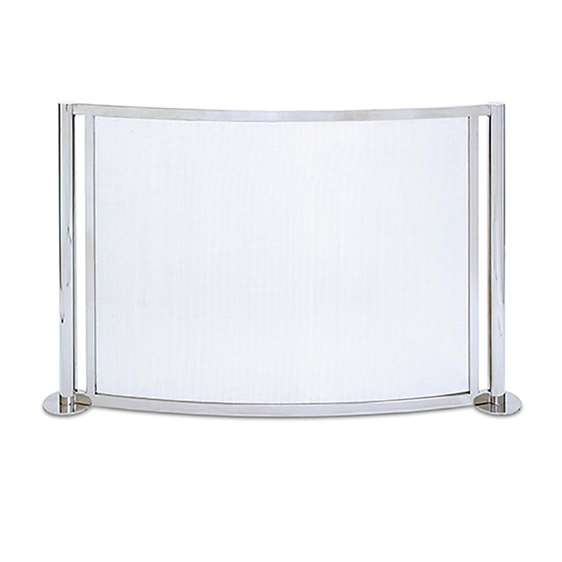 Panorama Bowed Screen, Polished Nickel