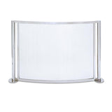 Panorama Bowed Screen, Polished Nickel