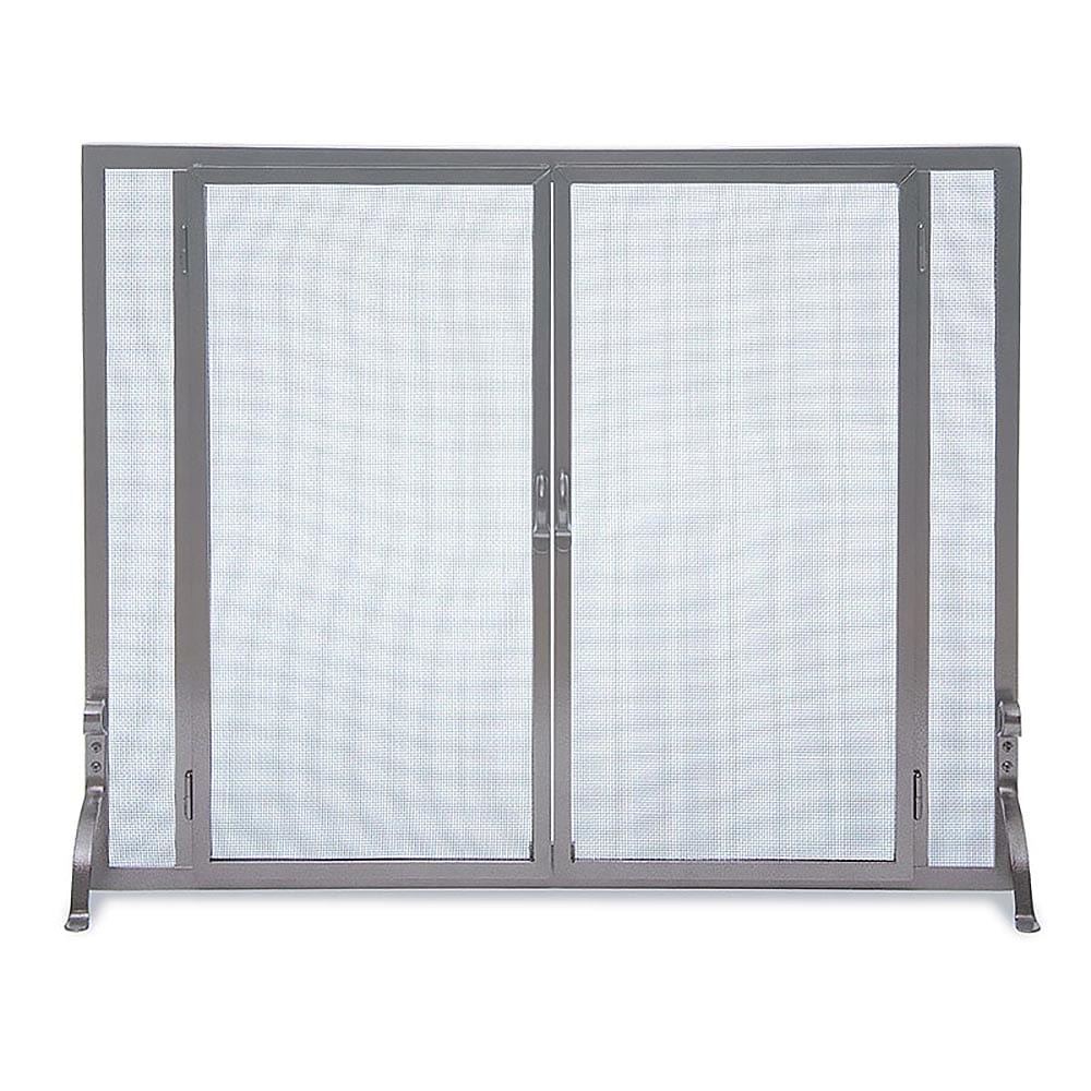 Full Height 39-in Door Fireplace Screen in Vintage Iron