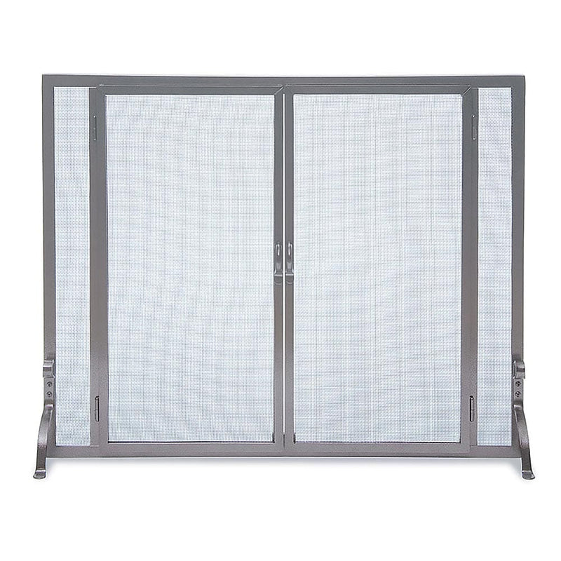 Full Height 44-in Door Fireplace Screen in Vintage Iron