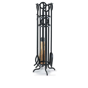 Arts & Crafts Fireplace Tool Set, Black