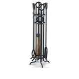 Arts & Crafts Fireplace Tool Set, Black