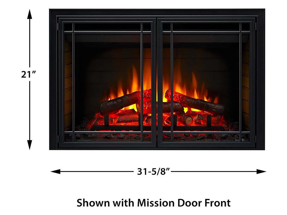 SimpliFire 30-In Electric Fireplace Insert