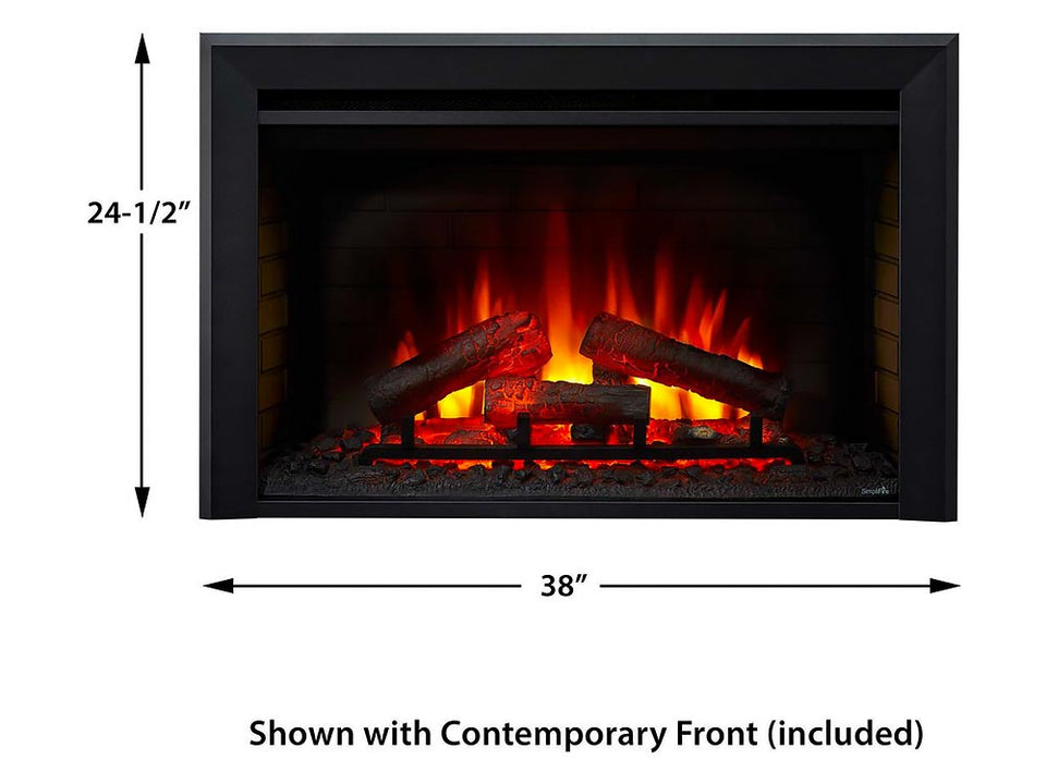 SimpliFire 35-In Electric Fireplace Insert