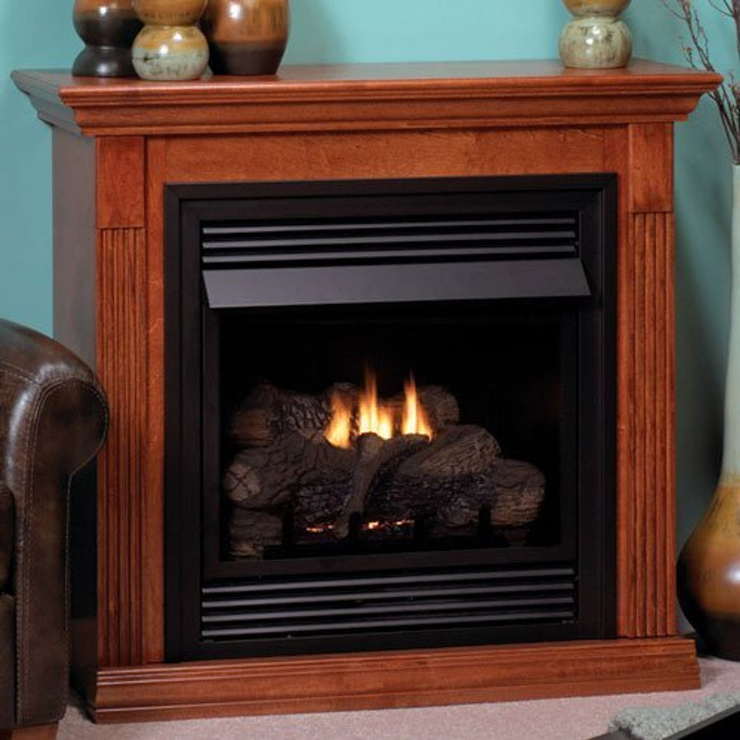 Empire Comfort Systems VFD26FM30CP Vail 26 Millivolt Vent Free Special Edition with Cherry Mantle, Liquid Propane