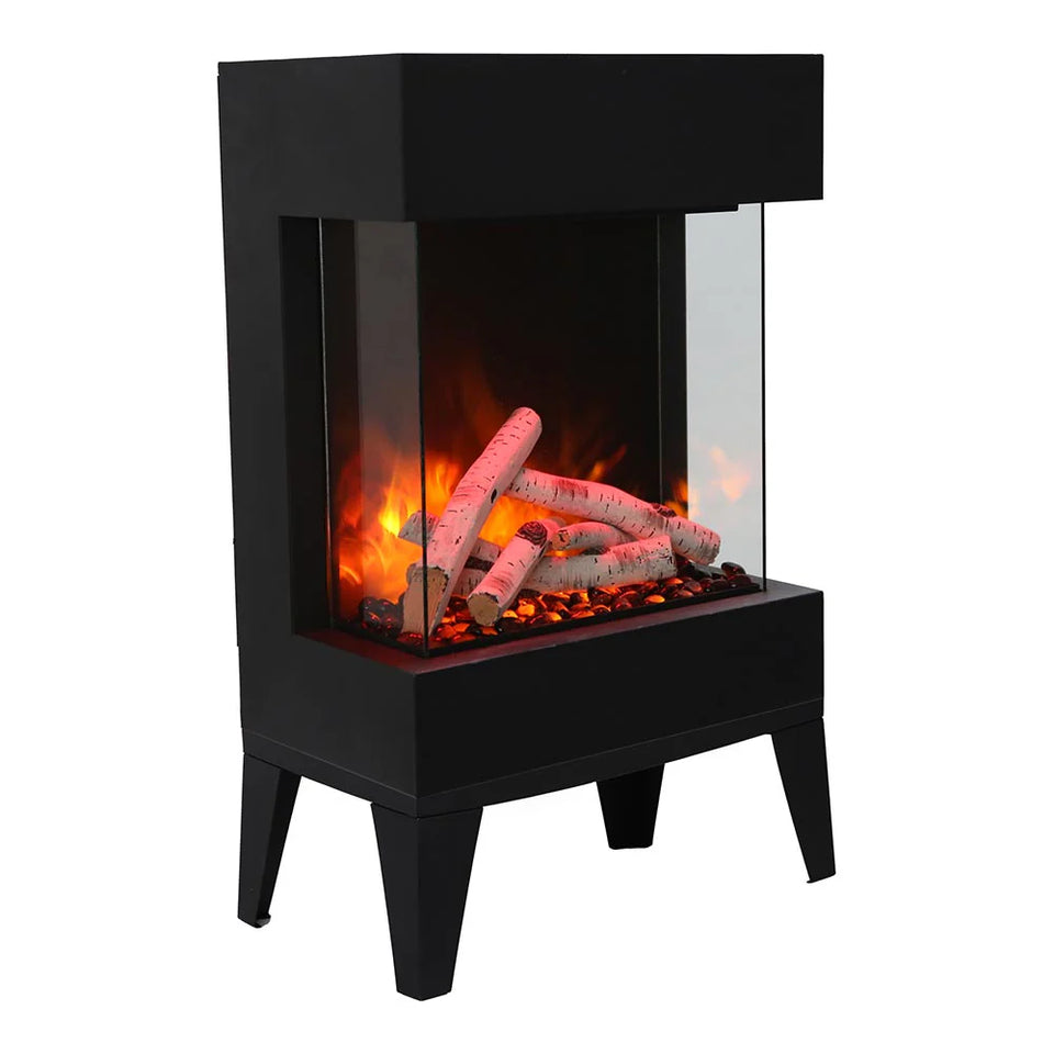 Amantii TruView Cube Freestanding Electric Stove Heater