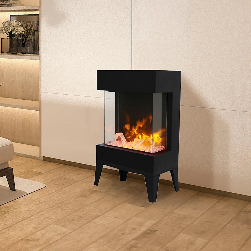 Amantii TruView Cube Freestanding Electric Stove Heater