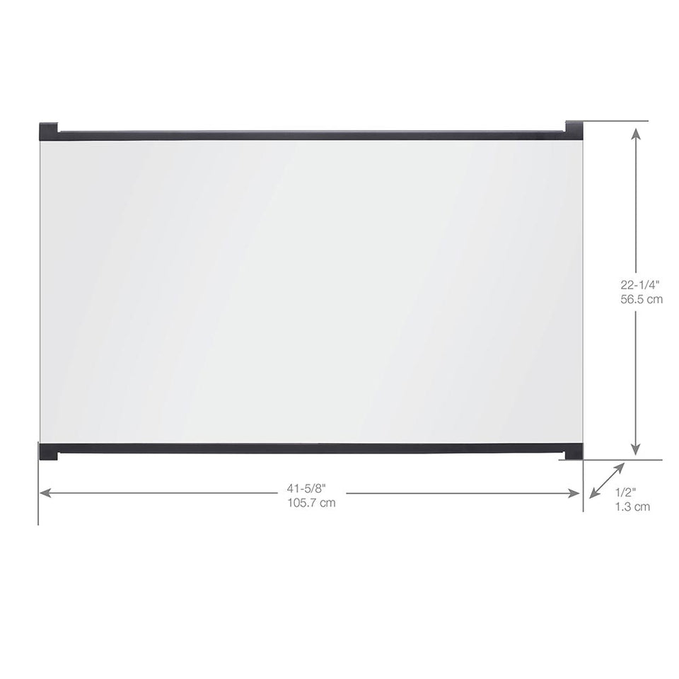 Dimplex 45-Inch Single Pane Glass Door (Firebox NOT included)