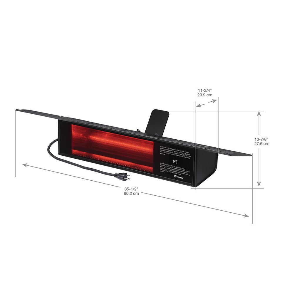 Dimplex Plug-in Electric Infrared Patio Heater 120V/1500W