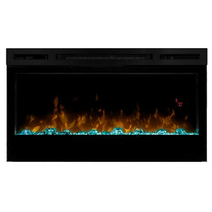 Dimplex-BLF3451-Black-Glass-Media-Teal-Embers-Orange-Flames-Closeup