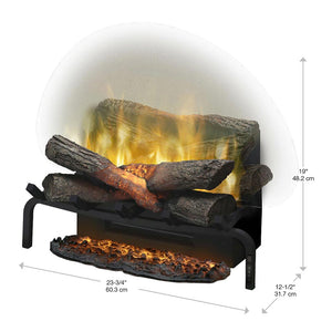 Dimplex 20-in Revillusion Electric Fireplace Log Set w/ Ashmat