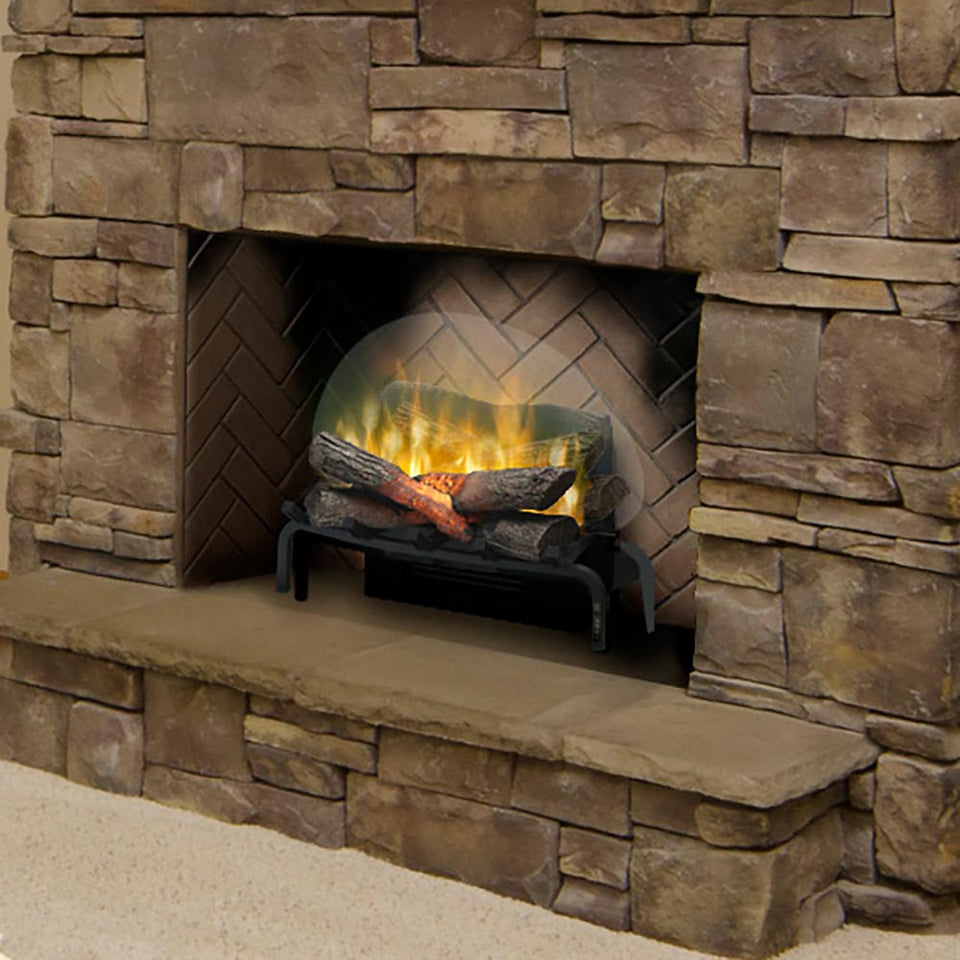 Dimplex 20-in Revillusion Electric Fireplace Log Set w/ Ashmat