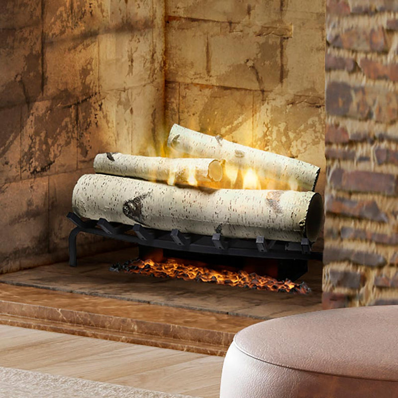 Dimplex 25-in Revillusion Birch Electric Fireplace Log Set w/ Ashmat