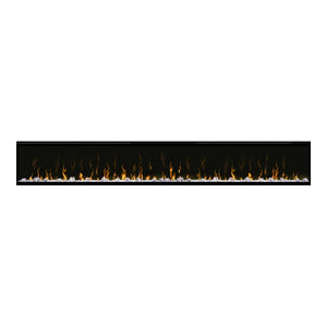 Dimplex-XLF100-Black-Glass-Media-White-Embers-Orange-Flames-Closeup