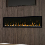 Dimplex-XLF60-Black-Glass-Media-White-Embers-Orange-Flames-Closeup