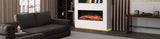 Multi-Sided Modern Electric Fireplace EX110