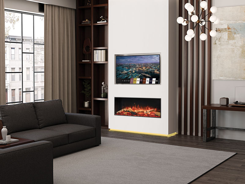 Multi-Sided Modern Electric Fireplace EX110