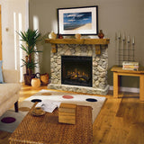 Fieldstone Rustic Electric Fireplace Mantel Package