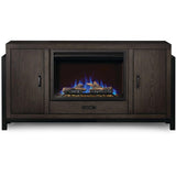 Franklin Electric Fireplace TV Stand in Weathered Oak