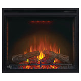 Napoleon-NEFB33H-Black-Glowing-Reddish-Ember-Bed-Logset-Red-Glow-Orange-Flame-Front