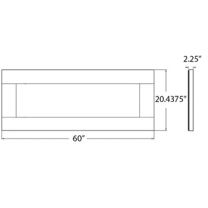 Black Trim for Napoleon 60-in Clearion Elite Electric Fireplace