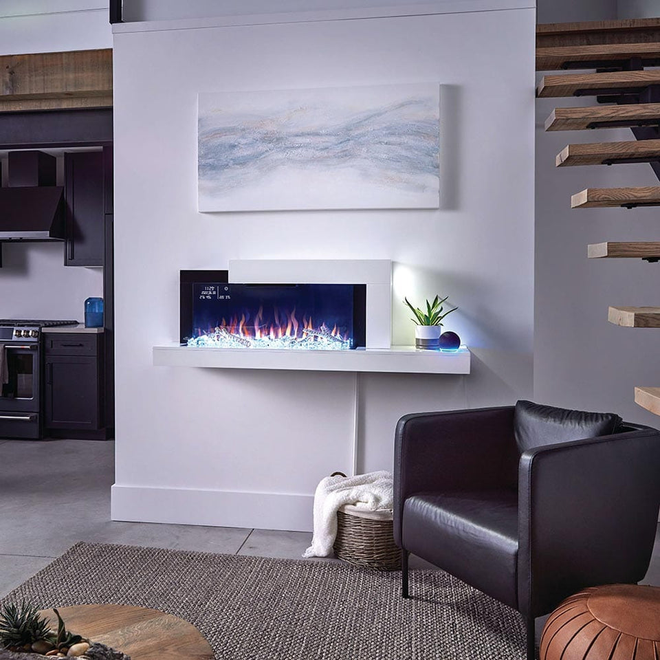 Napoleon Stylus Cara Elite Wall Mount Electric Fireplace