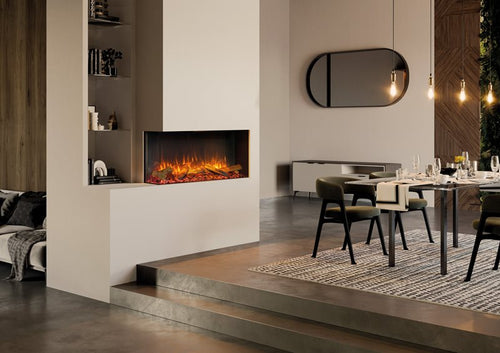 Modern Built-In Electric Fireplace E110