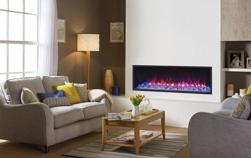 Modern Built-In Electric Fireplace E135