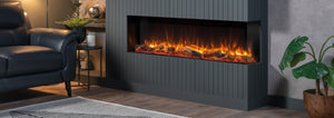 Modern Built-In Electric Fireplace E150