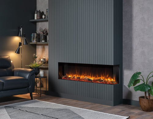 Modern Built-In Electric Fireplace E150