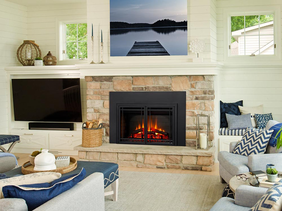 SimpliFire 30-In Electric Fireplace Insert