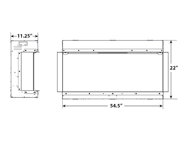 SimpliFire Scion Trinity Linear Electric Fireplace Package