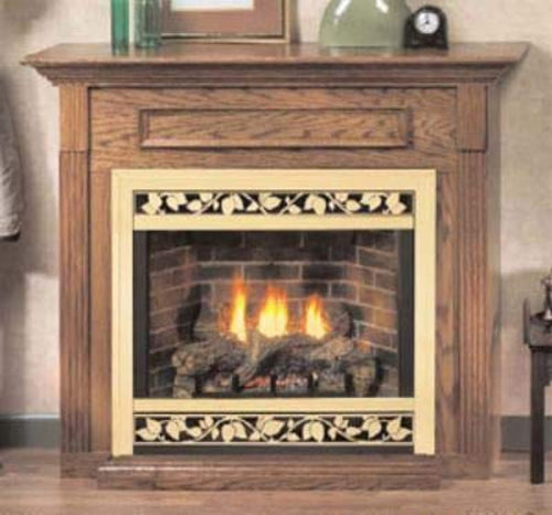 Empire Comfort Systems EMBF-3S-DO Dark Oak Standard Cabinet Mantle wit