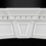 Taylor Electric Fireplace Mantel Package in White- NEFP33-0214W